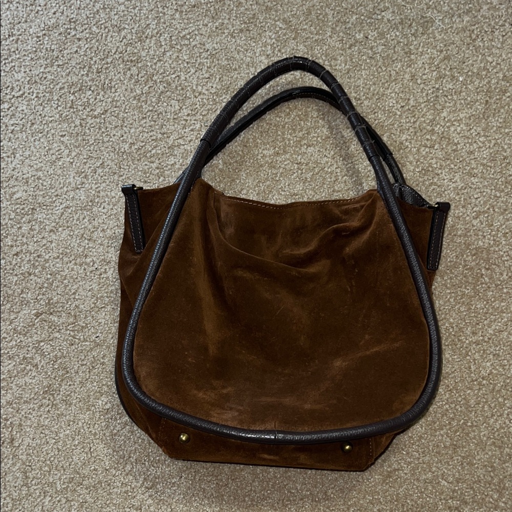 Genuine Suede Shoulder Bag